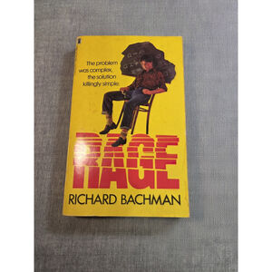 Rage ~ STEPHEN KING as RICHARD BACHMAN ~ First British Edition ~ NEL ~ 1st 1983